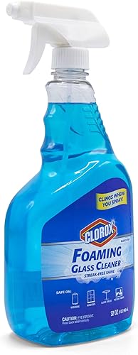 Miniatura 10 de Clorox Spray limpiador de vidrio espumoso  Spray limpiador de ventanas y vidrios multiusos  Spray de limpieza de ventanas  Limpiador de vidrio