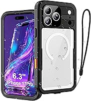 Vista 14 de Funda resistente al agua para iPhone 11 Pro Max, diseño delgado con protector de pantalla integrado, a prueba de golpes, 6.5 pulgadas (negro y gris)