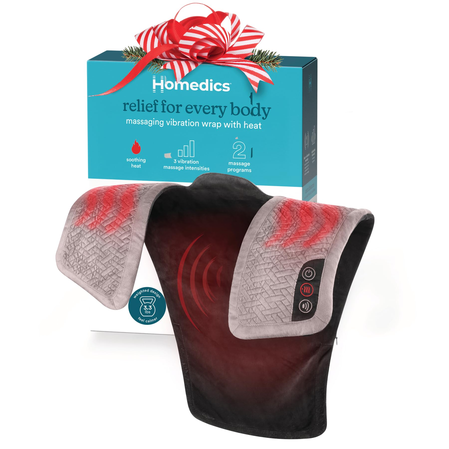 Comfort Pro Elite Massaging Vibration Wrap with Heat