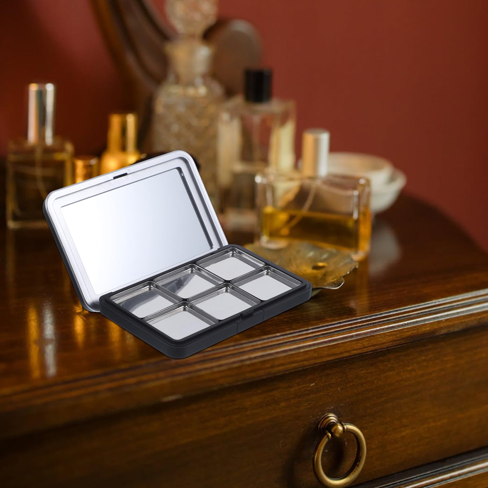 Palette Occhi Vuota Magnetica Opaca 2 Set per Make-up Fai-da-te | Contenitore Refillabile, Leggero per Viaggio e Display, Capacità Ampia, per Moglie e Fidanzata