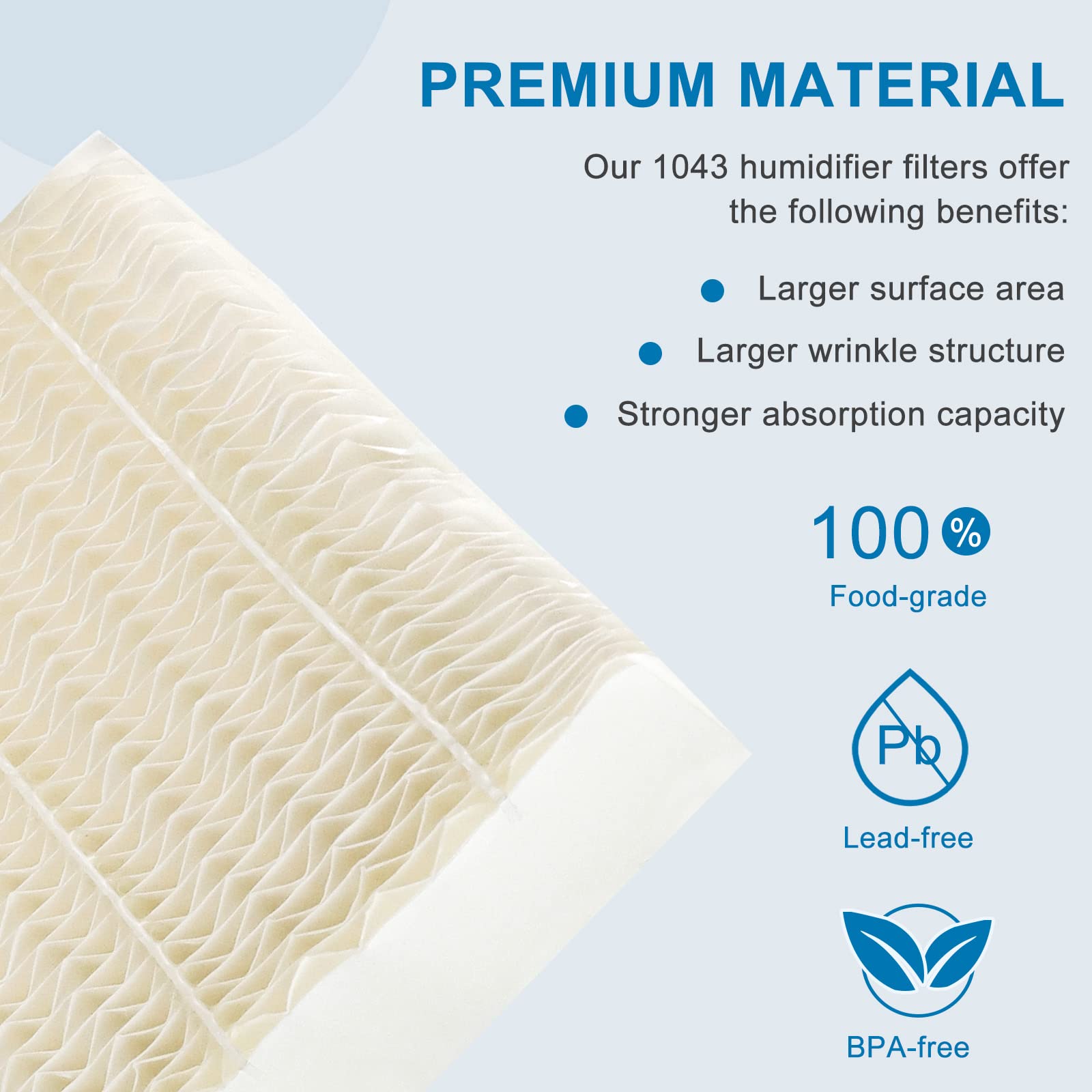 AMI PARTS 1043 Humidifier Wick Filter fit for Essick Air AIR.CARE