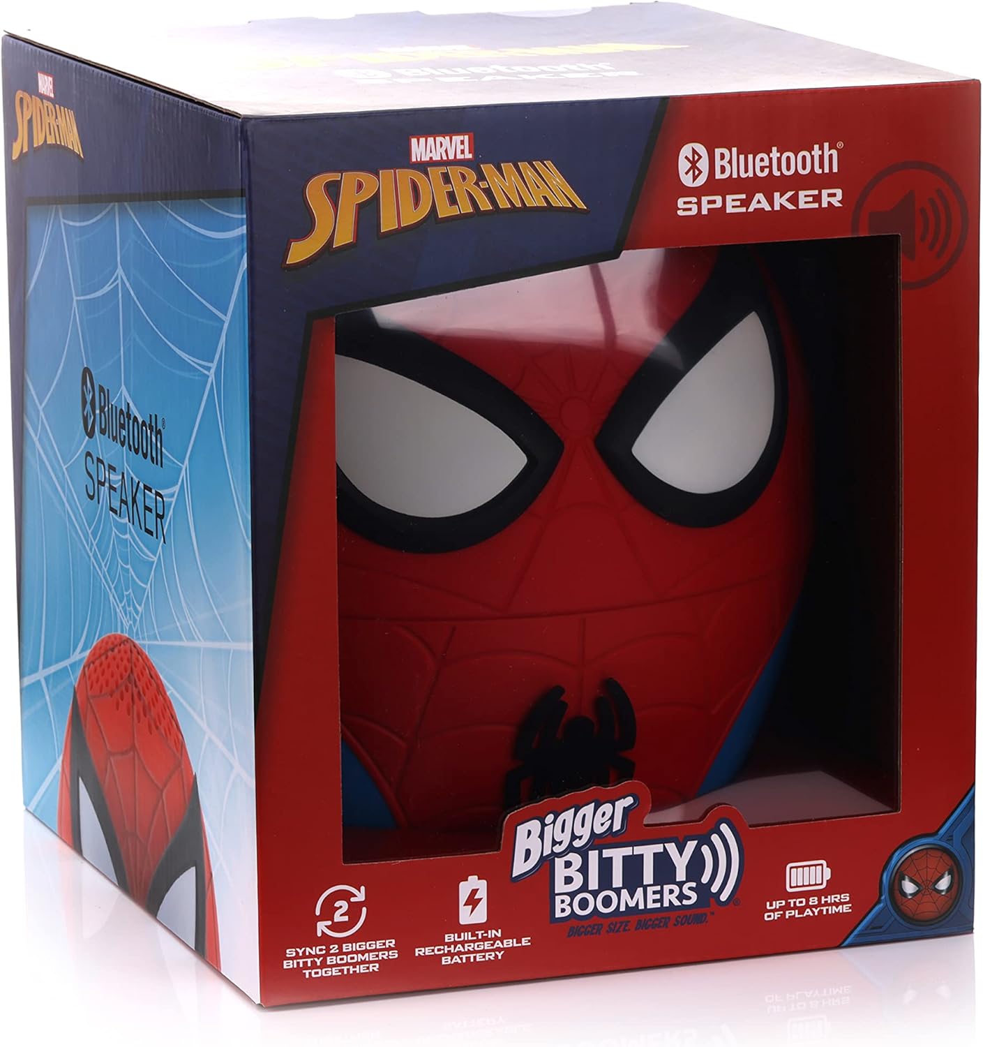 Bitty Boomers Marvel: 8 Inch Spider-Man Bluetooth Speaker