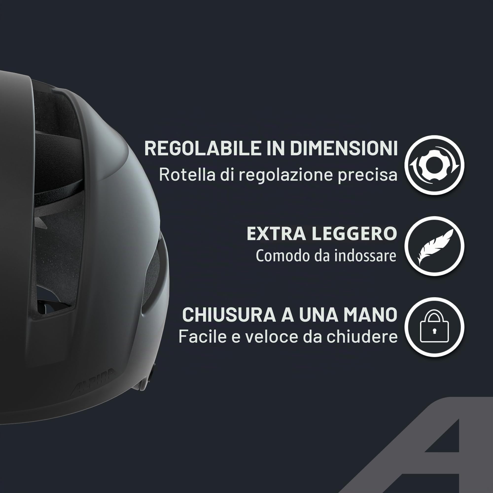 ALPINA Soho Helm 2025 Black Matt