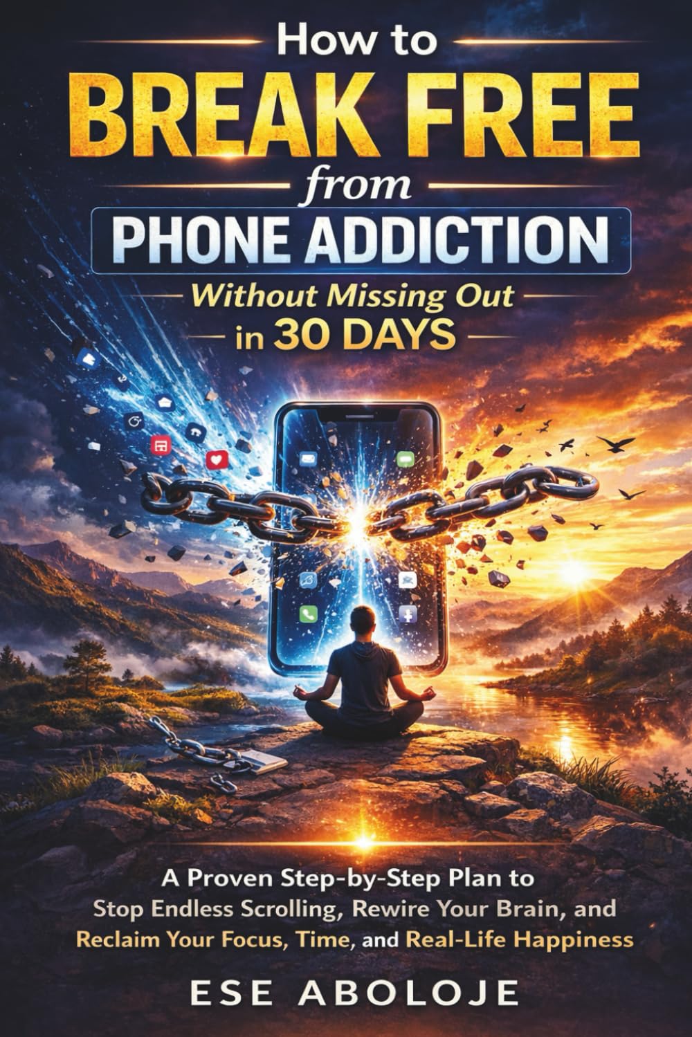 How to Break Free from Phone Addiction Without Missing Out in 30 Days: A Proven Step-by-Step Plan to Stop Endless Scrolling, Rewire Your Brain, and Reclaim Your Focus, Time, and Real-Life Happiness