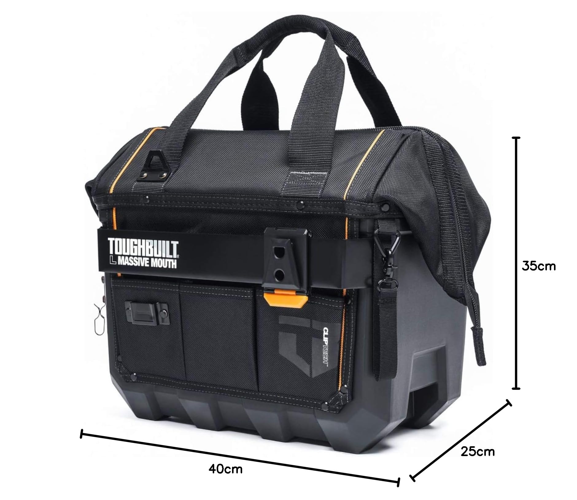 ToughBuilt CT-62-16A Duża torba na narzędzia z twardym korpusem 400 m / 16 cali, TB-CT-62-16A