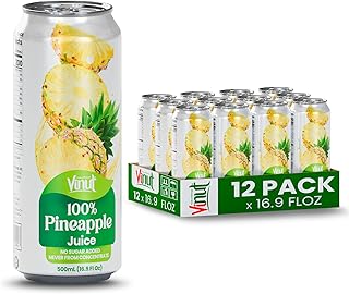 Vinut 100% Pure Pineapple Juice – Refreshing Tropical Fruit Juice, Not F...