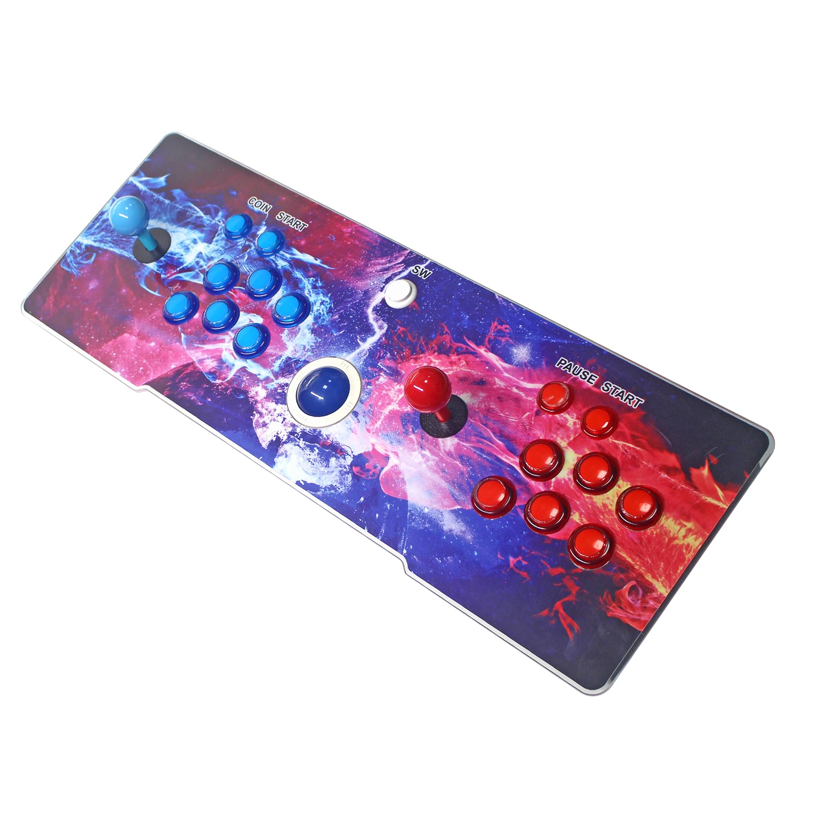 3516 DX pionowe przełączane poziomo, 3-stronne koktajle, 3D Box klasyczna retro zręcznościowa konsola do gier, precyzyjny przycisk LED 8-kierunkowy Joysitck USB Trackball, 1280 x 720, gry 4P