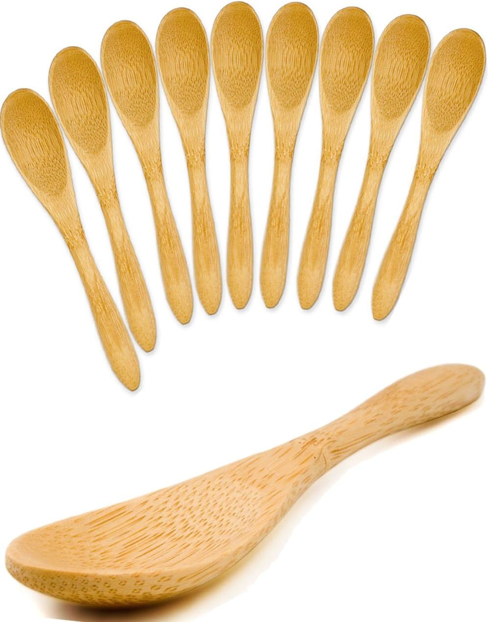 Outdoor Saxx® 10 x wooden spoons, real wood, carved, handmade
