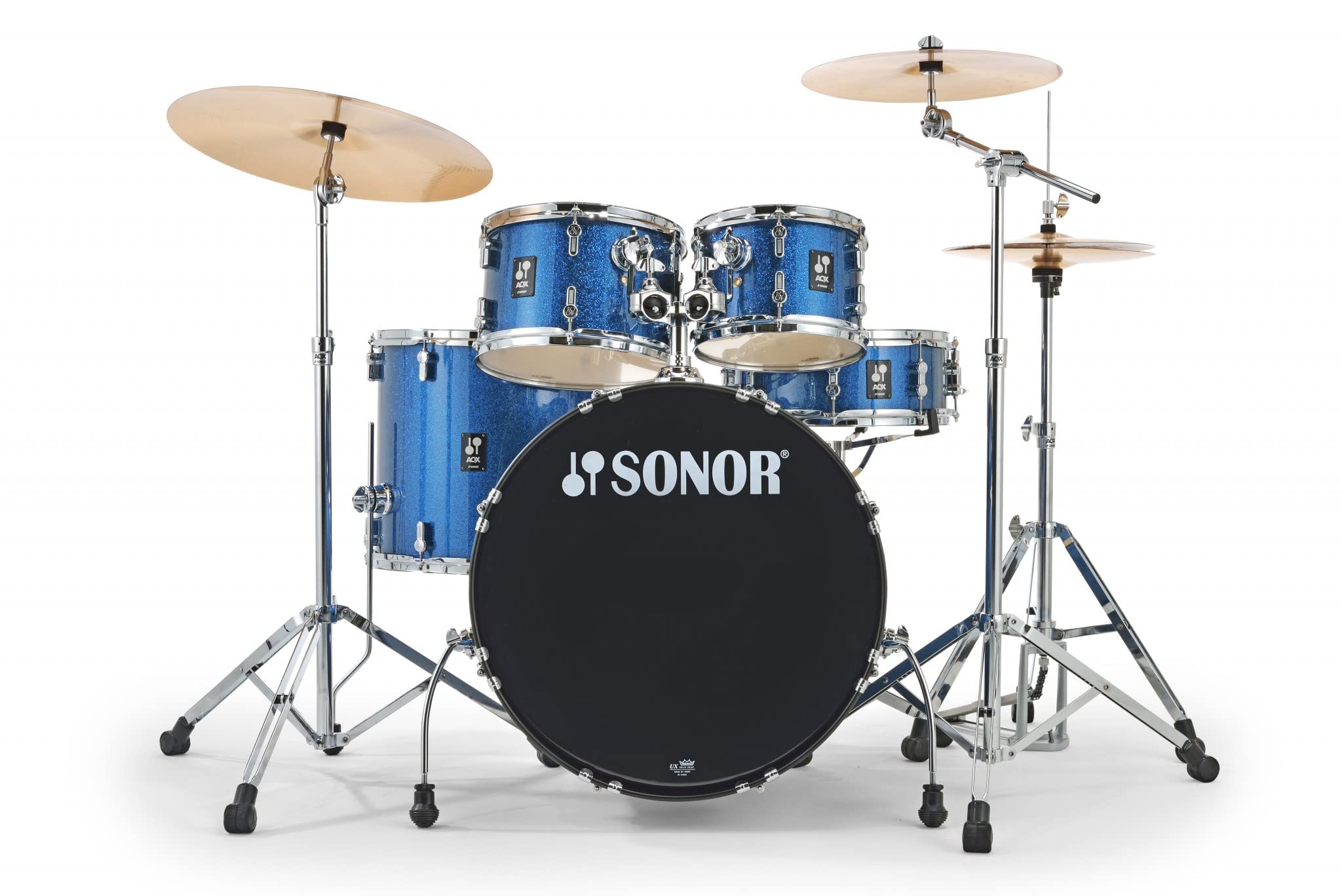SONOR AQX STUDIO CYMBAL SET BLUE OCEAN SPARKLE