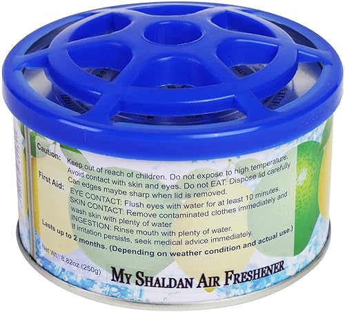 Miniatura 4 de Big My Shaldan - Ambientador de gel con aroma a squash, 24 latas (1 caja maestra) al por mayor, ambientador resistente y fuerte para coches grandes,