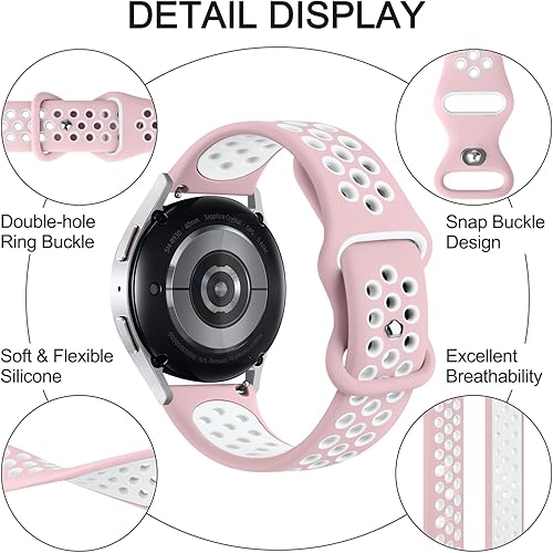 Miniatura 2 de Meliya Bandas de silicona para reloj Gizmo 321 Gabb reloj SyncUP para niños, 0.787 pulgadas de silicona suave correa deportiva de repuesto para