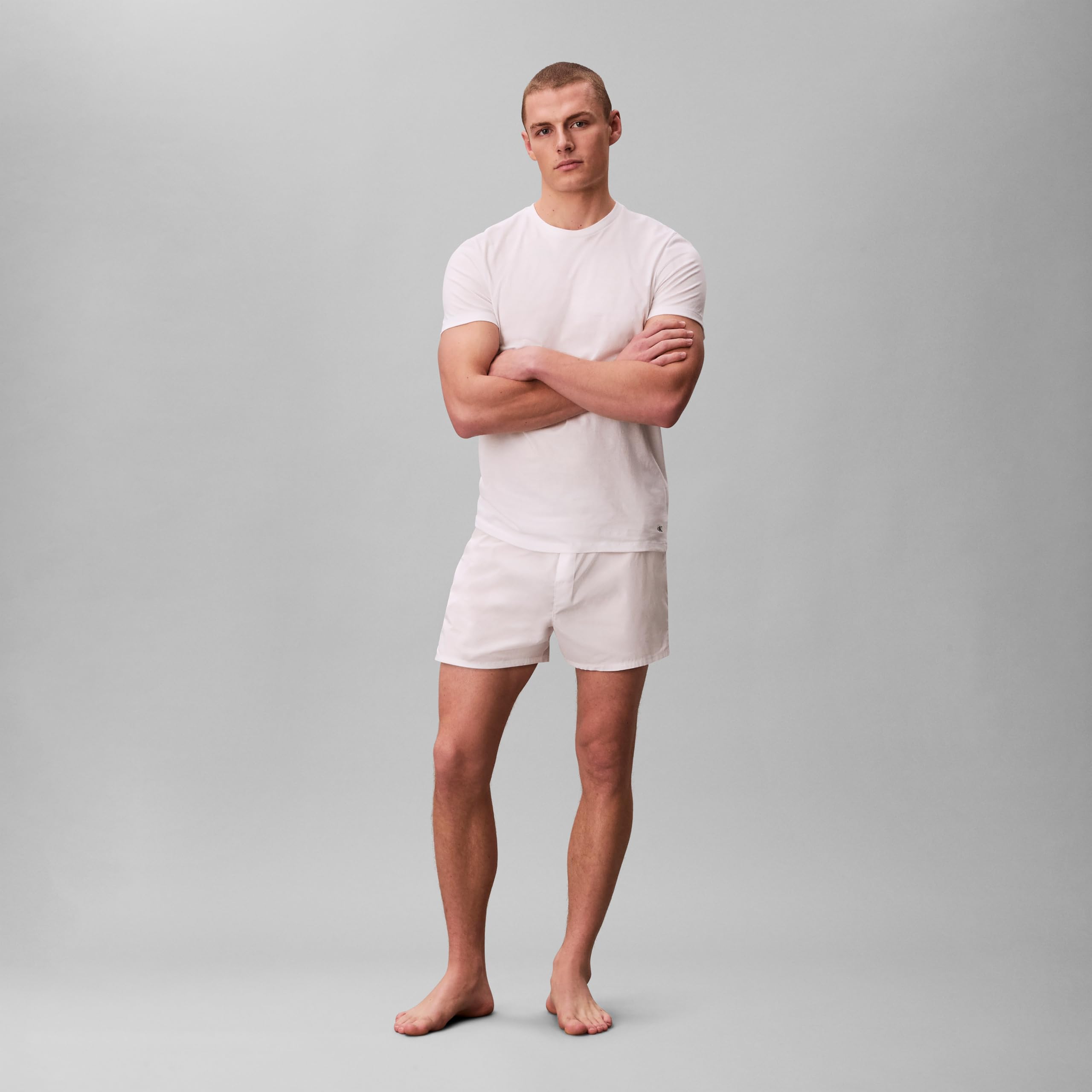 Calvin Klein Cotton Classics Multipack Crew Neck T-Shirts Mężczyźni Cotton Classics 3-pack Undershirts (3 w zestawie)