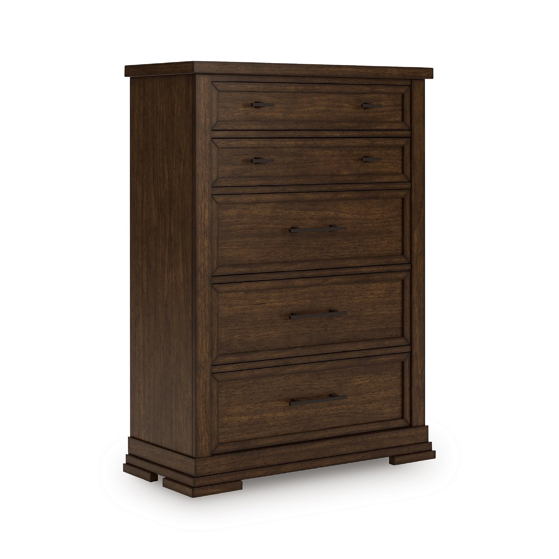 Signature Design by Ashley Taffenbrook 5 Drawer Chest, Medium Brown