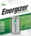 Energizer Recharge Universal Rechargeable 9V Batteries, 1 Pack