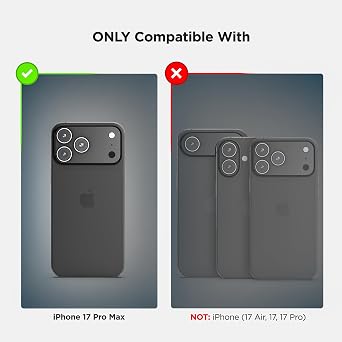 Encased Compatible with iPhone 17 Pro Max Belt Case with Phone Holster Clip, Compatible with MagSafe (Crystal Clear)