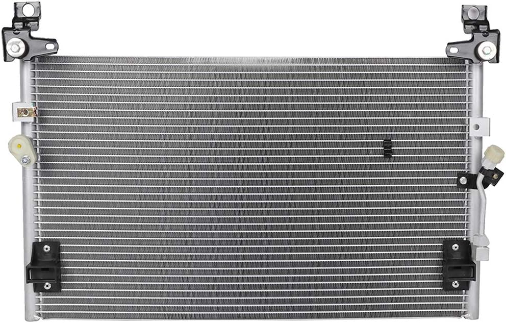 OCPTY AC Condenser Compatible with 1998-2004 for Toyota Tacoma Base Crew Cab Pickup 2.4L, Replace 4899,8846004090 Condenser Receiver Air Conditioning Condenser Condenser Receiver
