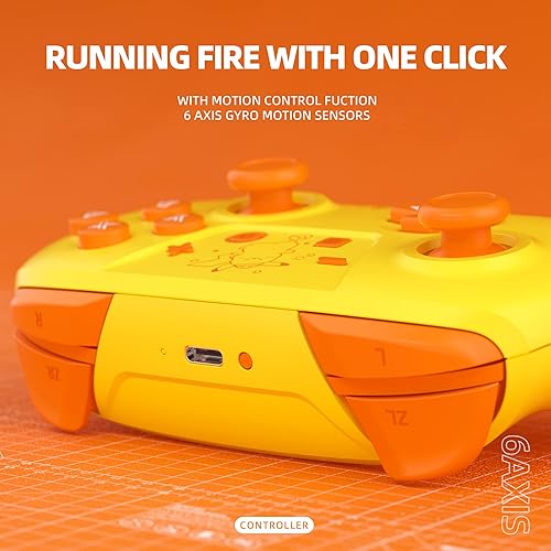 Miniatura 6 de Controladores de interruptor, controlador Switch Pro compatible con SwitchSwitch LiteOLED, controladores Gamepad Pro, reemplazo remoto inalámbrico