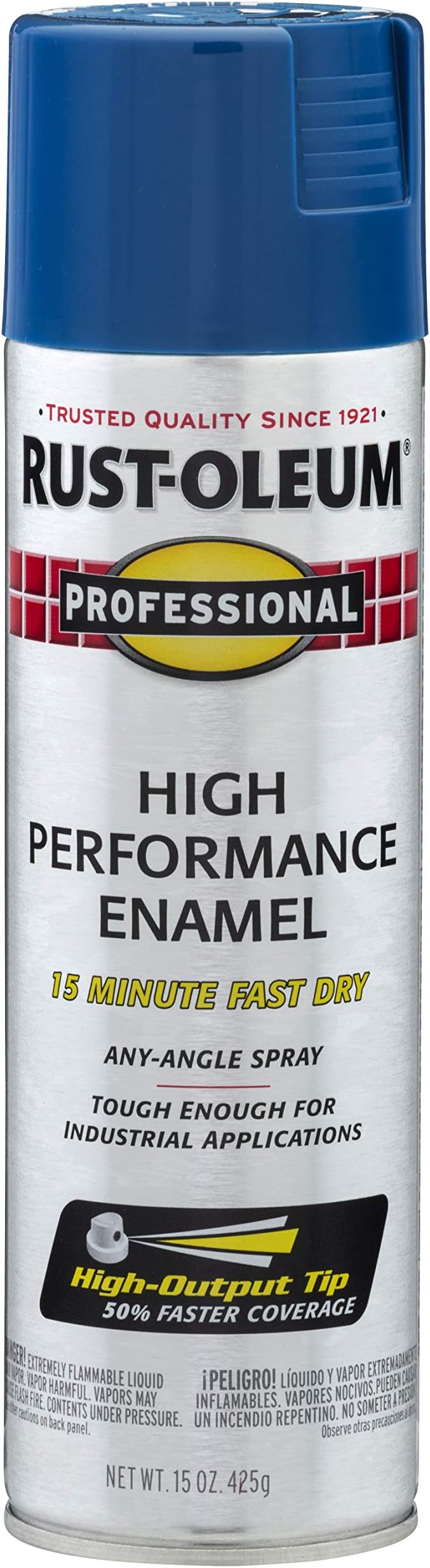 7527838 Professional High Performance Enamel Spray Paint, 15 oz, Gloss Royal Blue