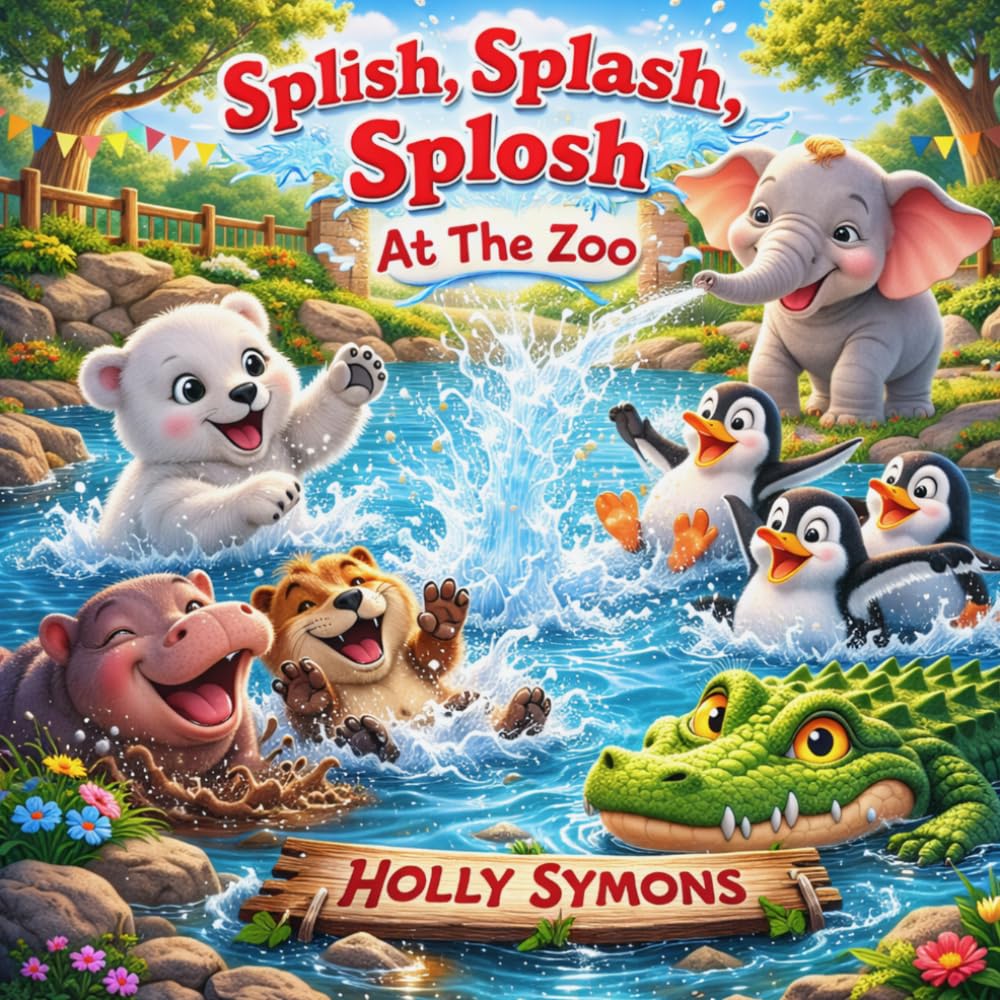 Splish, Splash, Splosh: At The Zoo (Giggles Realm Bedtime Story Collection)