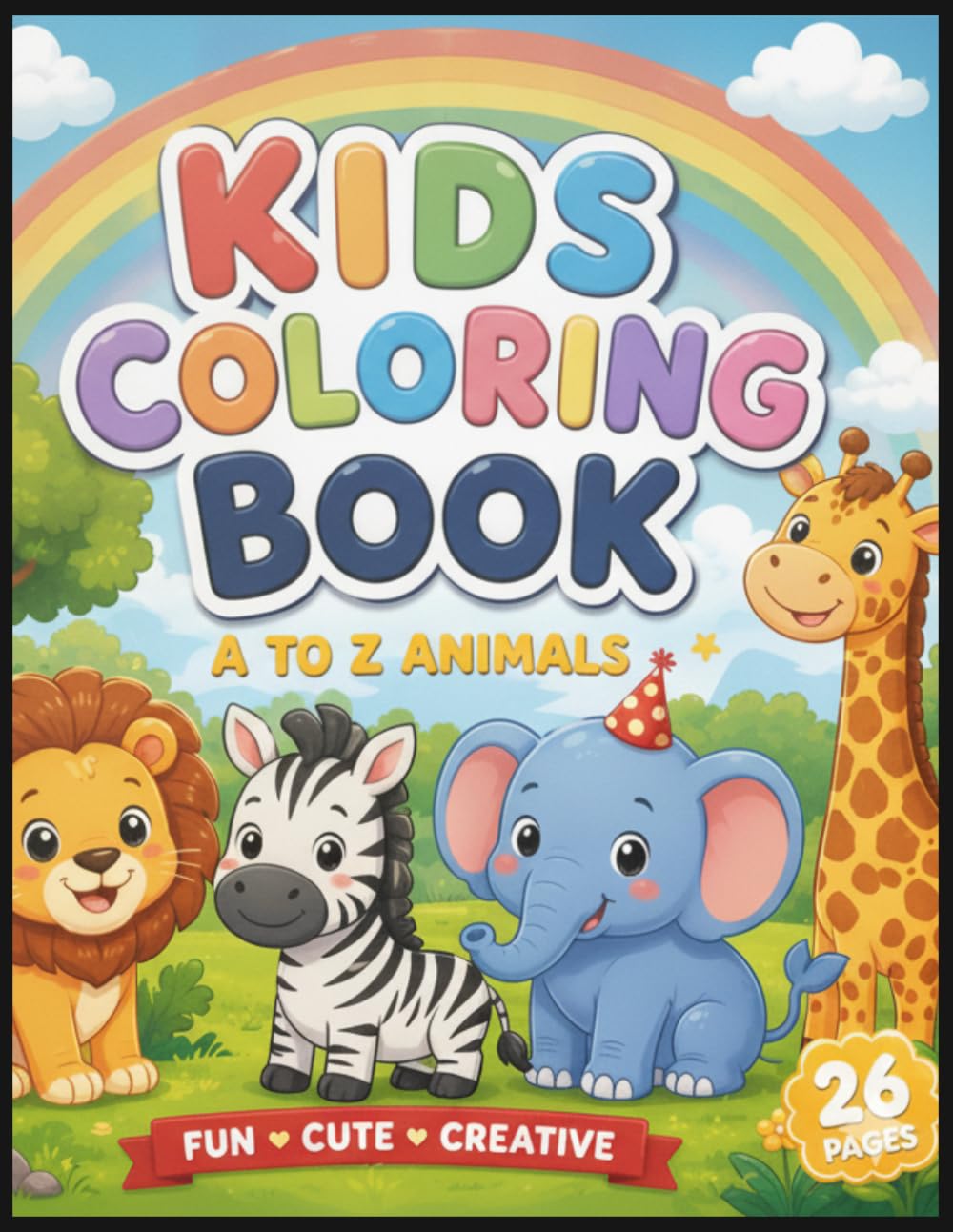 kids Coloring Book A-Z: Alphabets