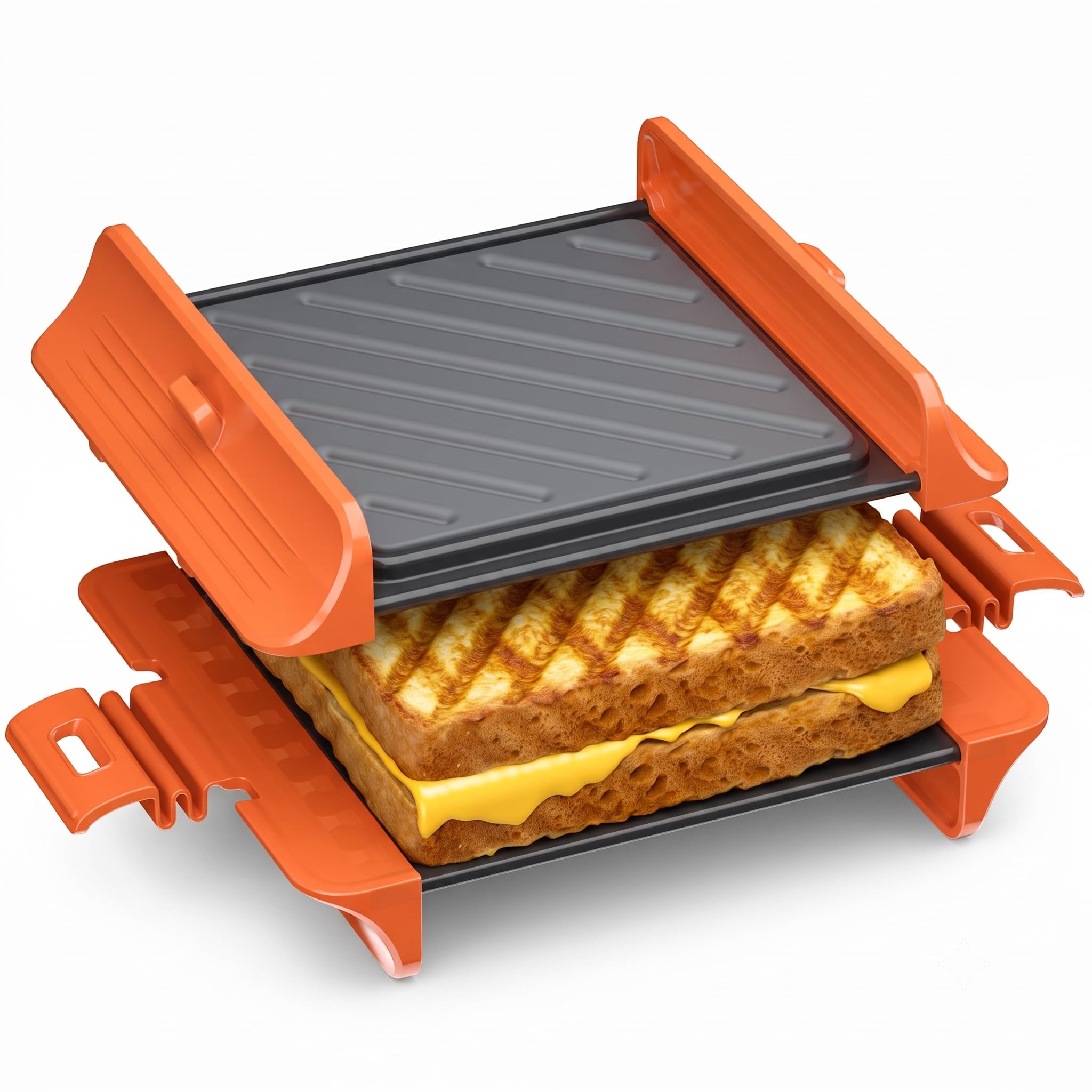 MACONEE Microwave Sandwich Maker - Fast & Easy! -1