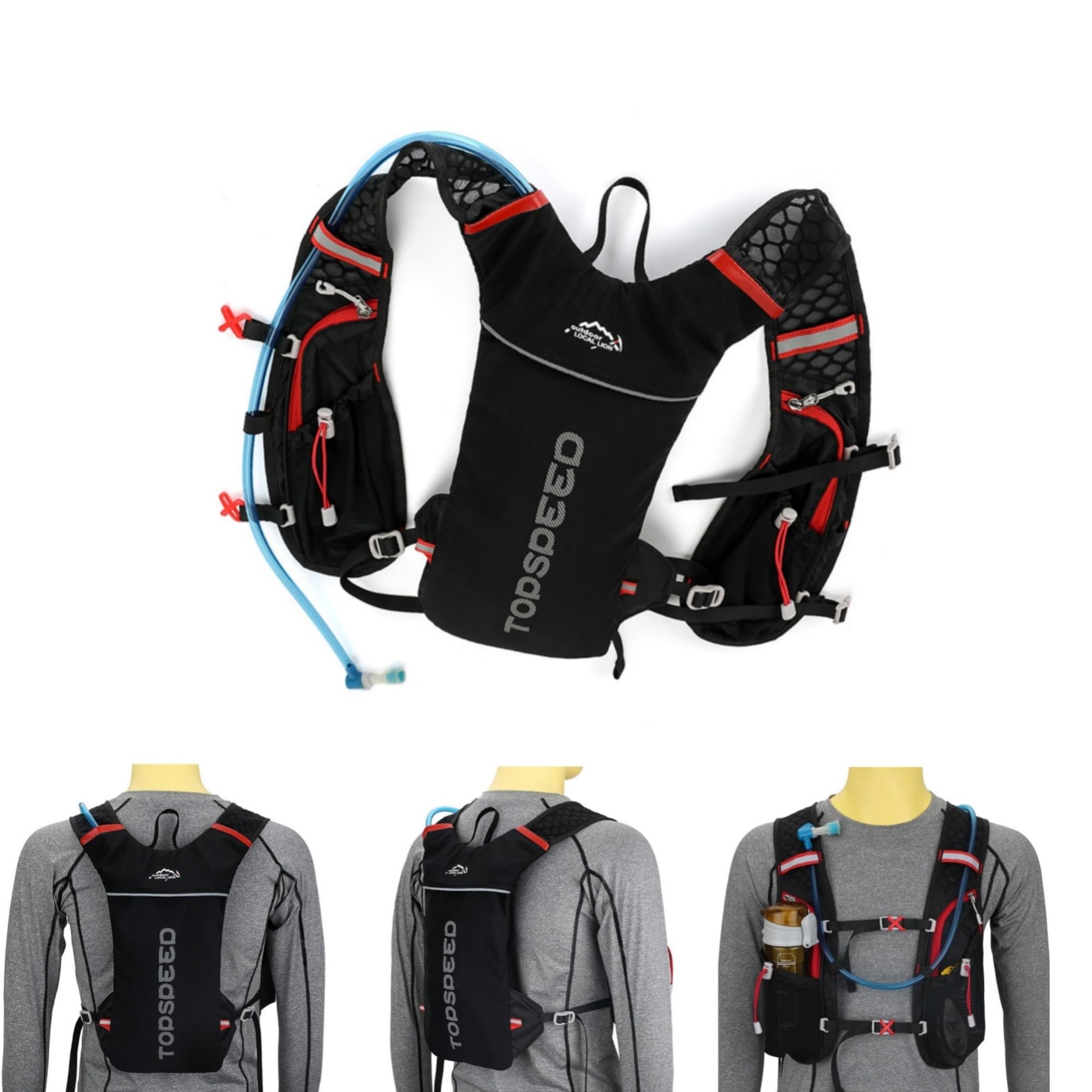 Zaino Idratazione Super Leggero - 5L Per Corsa, Ciclismo, Trekking E Trail Running - Foto 2