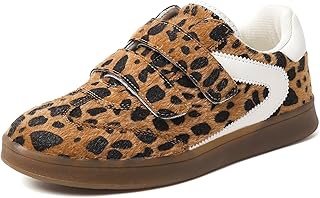 Sneakers for Women Velcro Strap Fashion Sneakers Non-Slip Lightweight Walking Sneakers with Comfortable Memory Foam Insole