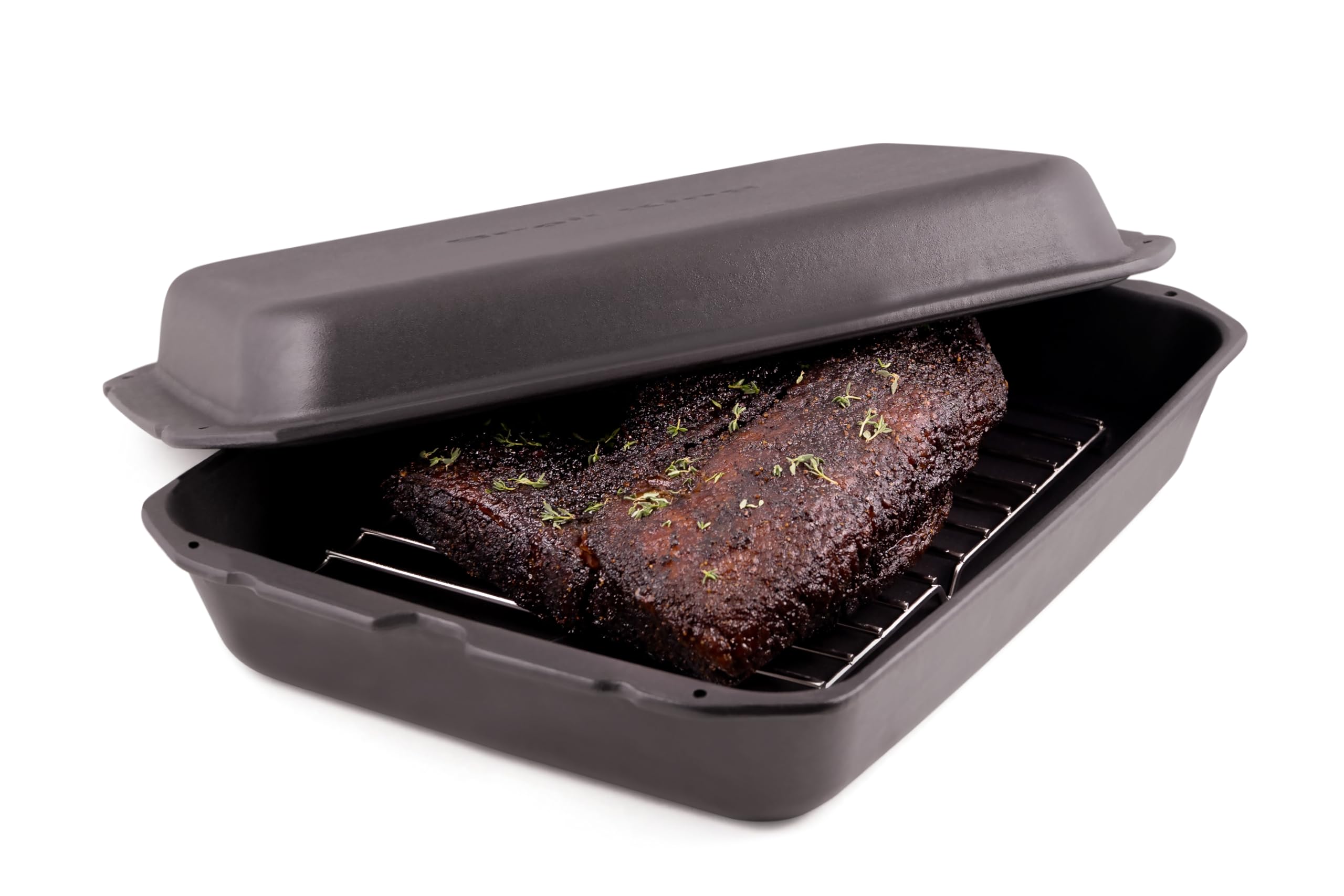 Amazon | Broil King 69610 鋳鉄マルチロースター ブラック | Broil