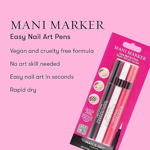 Miniatura 8 de Nails.INC Mani Marker Nail Art Pen Trio