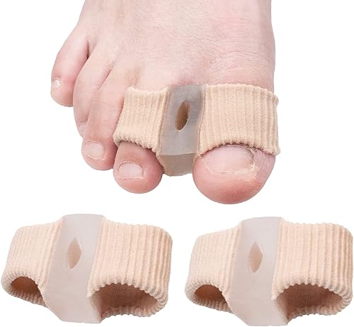 Alisador de dedos de los pies, suave y agradable a la piel, diseño de doble orificio separador de dedos grandes, alivia el dolor de pies, adecuado