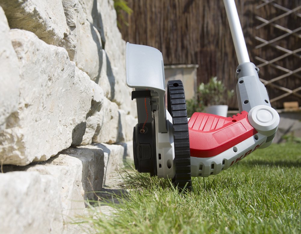 IKRA Elektryczna podkaszarka do trawy IGT 600DA, obwód cięcia 32 cm, regulacja wysokości, cięcie pionowe