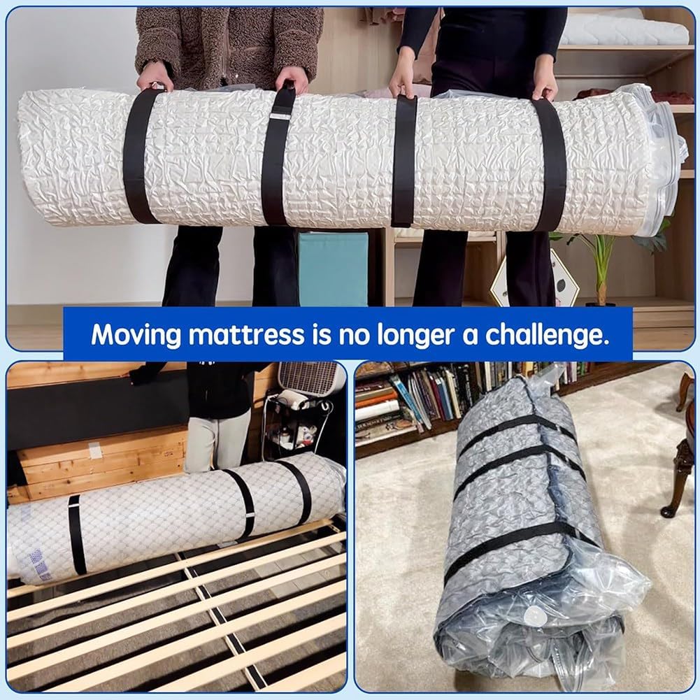 Mattress Vacuum Bag Twin/Twin XL Mattress Bags for Moving Vacuum Seal Compression Bag for Moving, Transport, Storage XL
