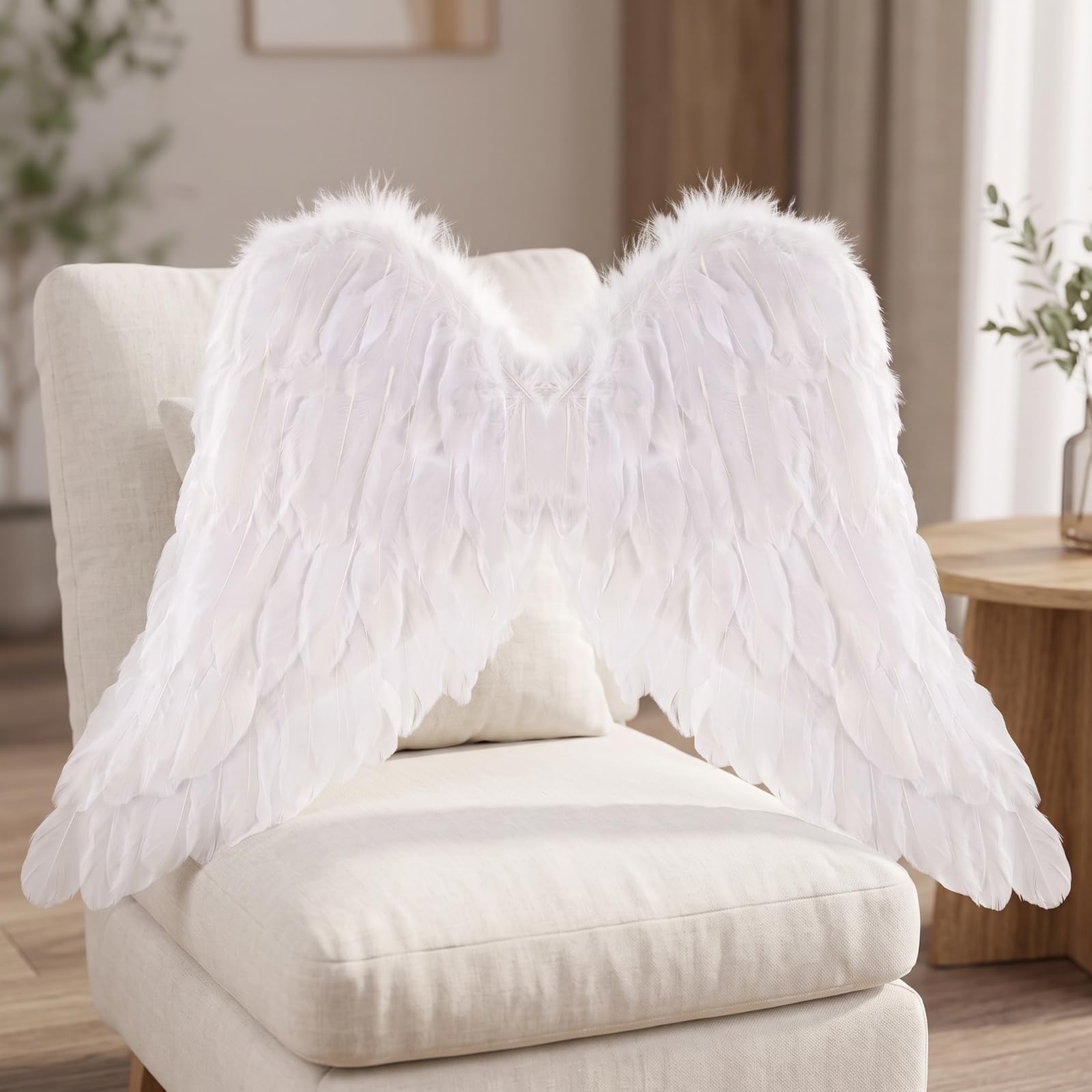 Perfeclan Accesorios Alares Ángel Plegables, Negro, L