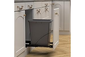 Under Cabinet Trash Can with Slide Rails