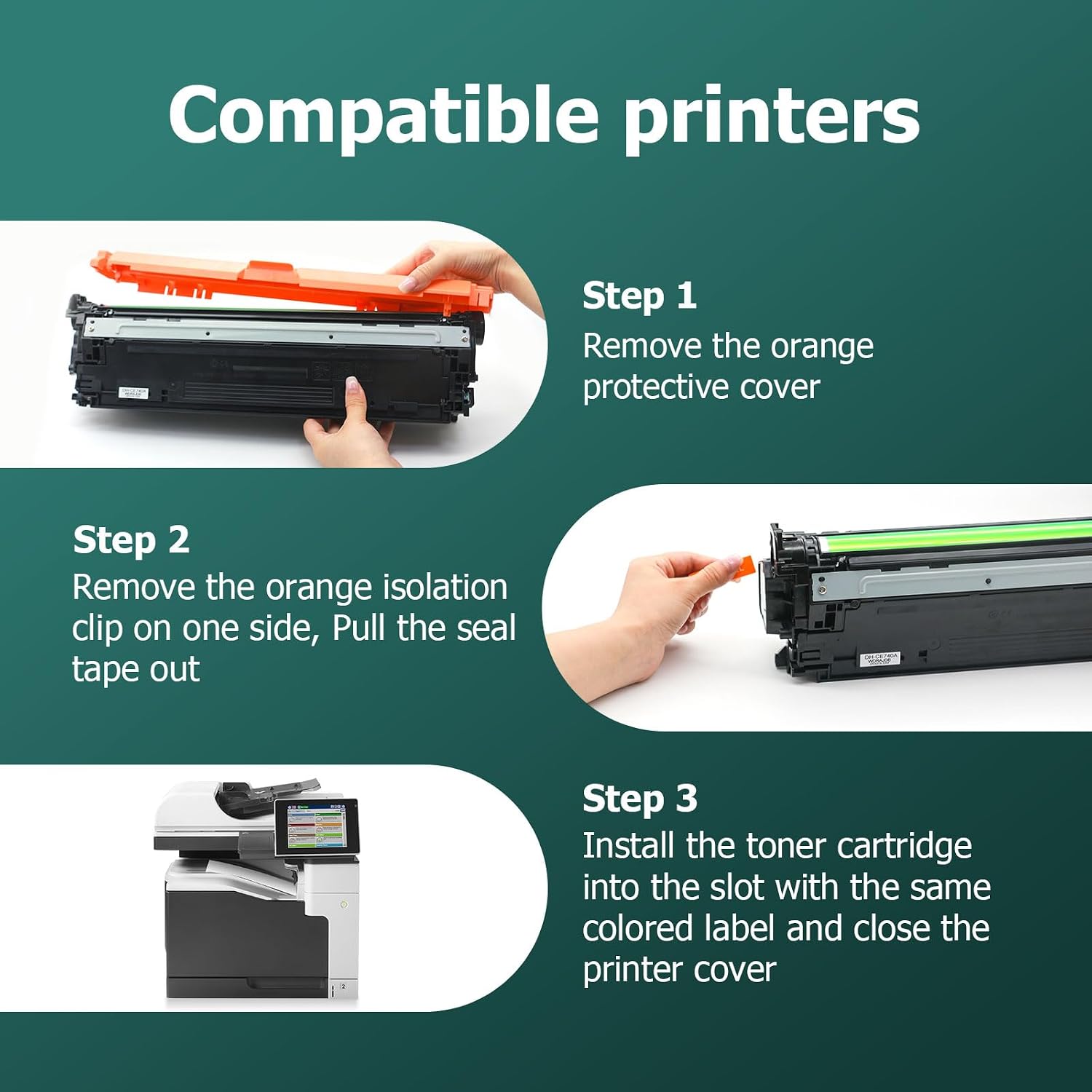 Remanufactured 651A 651 A High Yield Toner Cartridge Replacement for HP CE340A CE341A CE342A CE343A for Color LaserJet Enterprise 700 Color MFP M775 Series Printer (8 Pack)