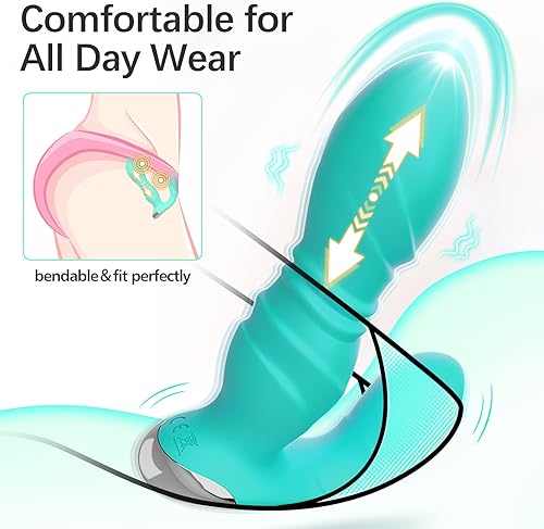 Miniatura 3 de Juguetes Sexuales para Adultos para Mujeres - Consolador Vibrador Usable con Aplicación y Control Remoto, Vibradores con 9 Potentes Consoladores Sin