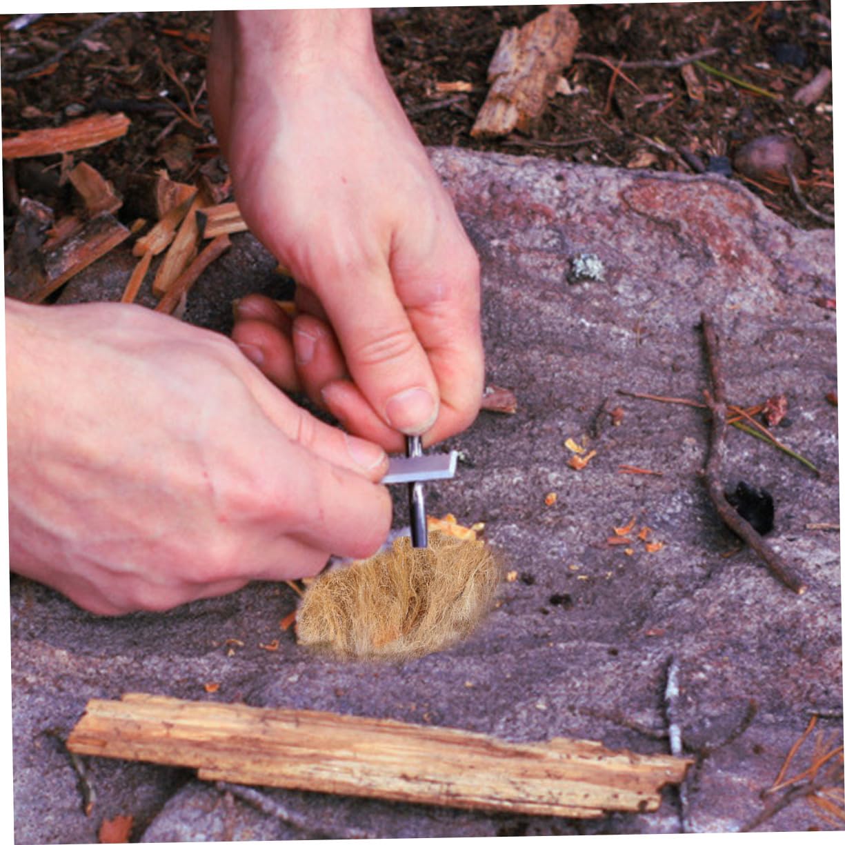 4sets Flamme Starter Für Camping Outdoor Tragbare Lagerfeuer Werkzeug 3 Stücke * 4