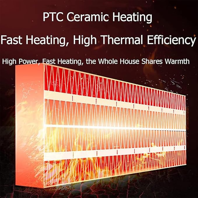 Calefactor Eléctrico Cerámico PTC 3000W 220V con Temporizador miniatura 3