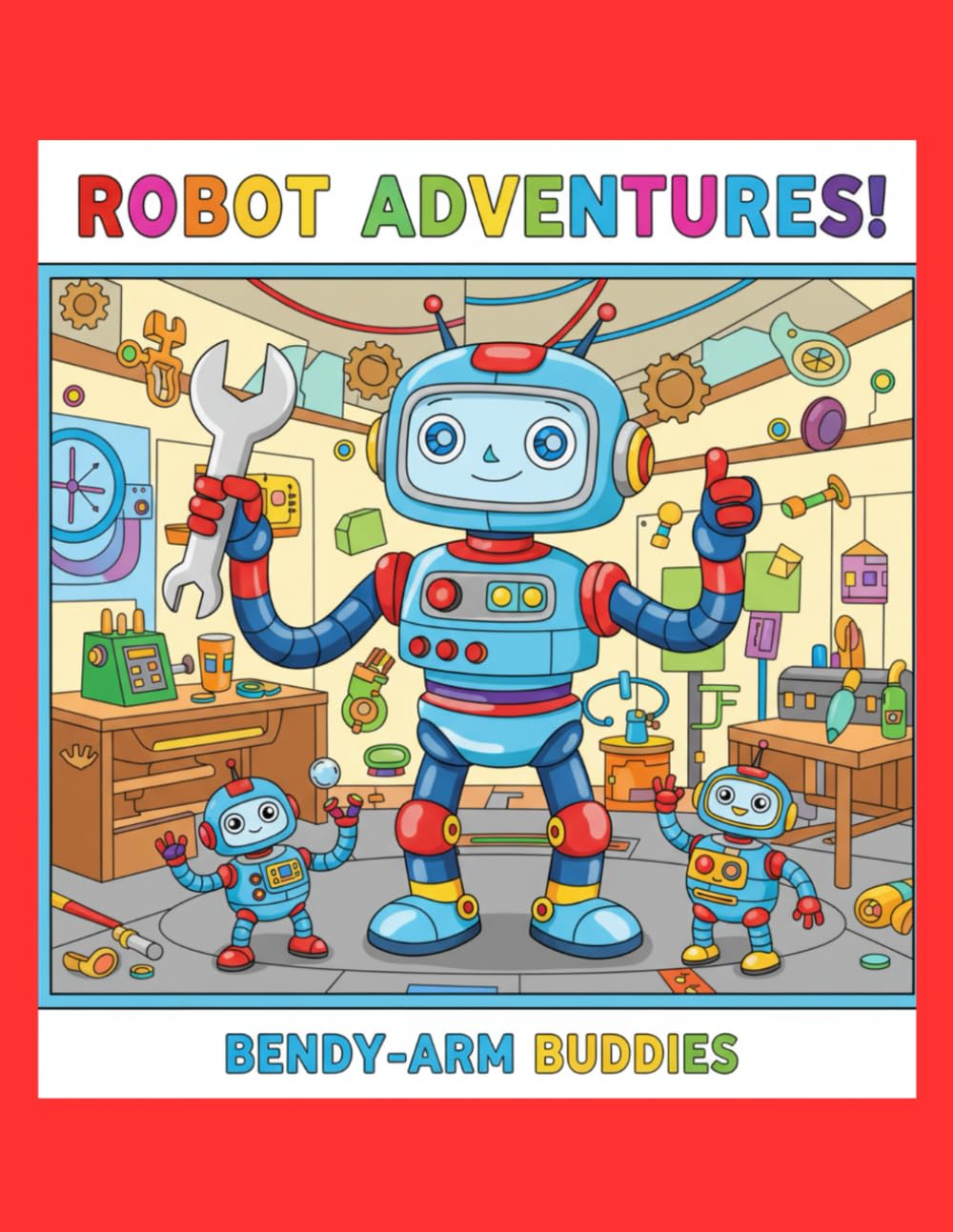 Robot adventures: A coloring book for all