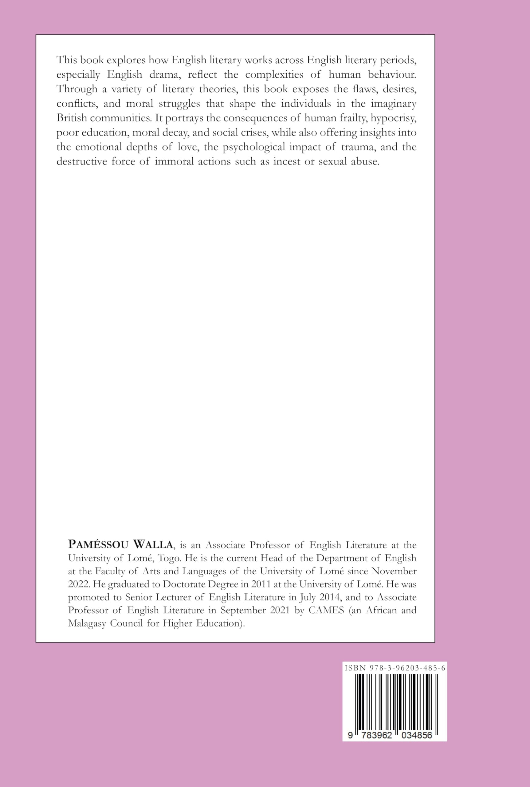 English literature as a mirror: Human nature social breakdown