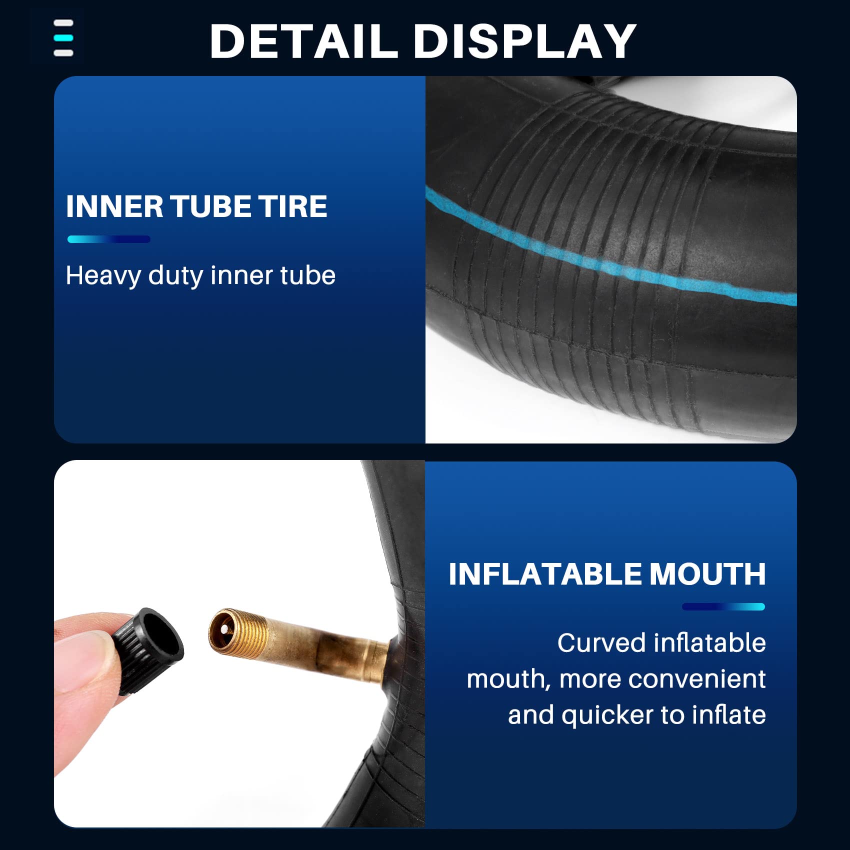 Roue Pneumatique De Rechange Pour Chariot De Jardin, Diable, Etc 26cm ( 4.10/3.50-4