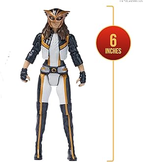 DC Comics, Superman, Hawk Girl, 6-Inch Action Figure, Authentic Superman Movie Styling, Super Heroes Kids Toys for Boys and Girls Ages 4 and Up