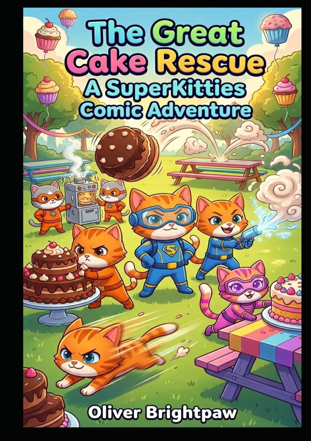 The Great Cake Rescue: A SuperKitties Comic Adventure