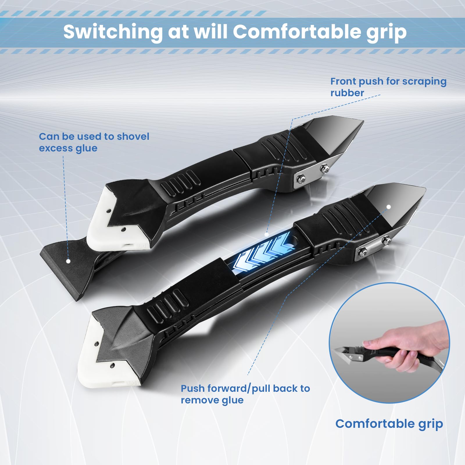 Snapklik.com : Caulk Remover Tool-3 In 1,Caulking Tool,Grout Removal ...