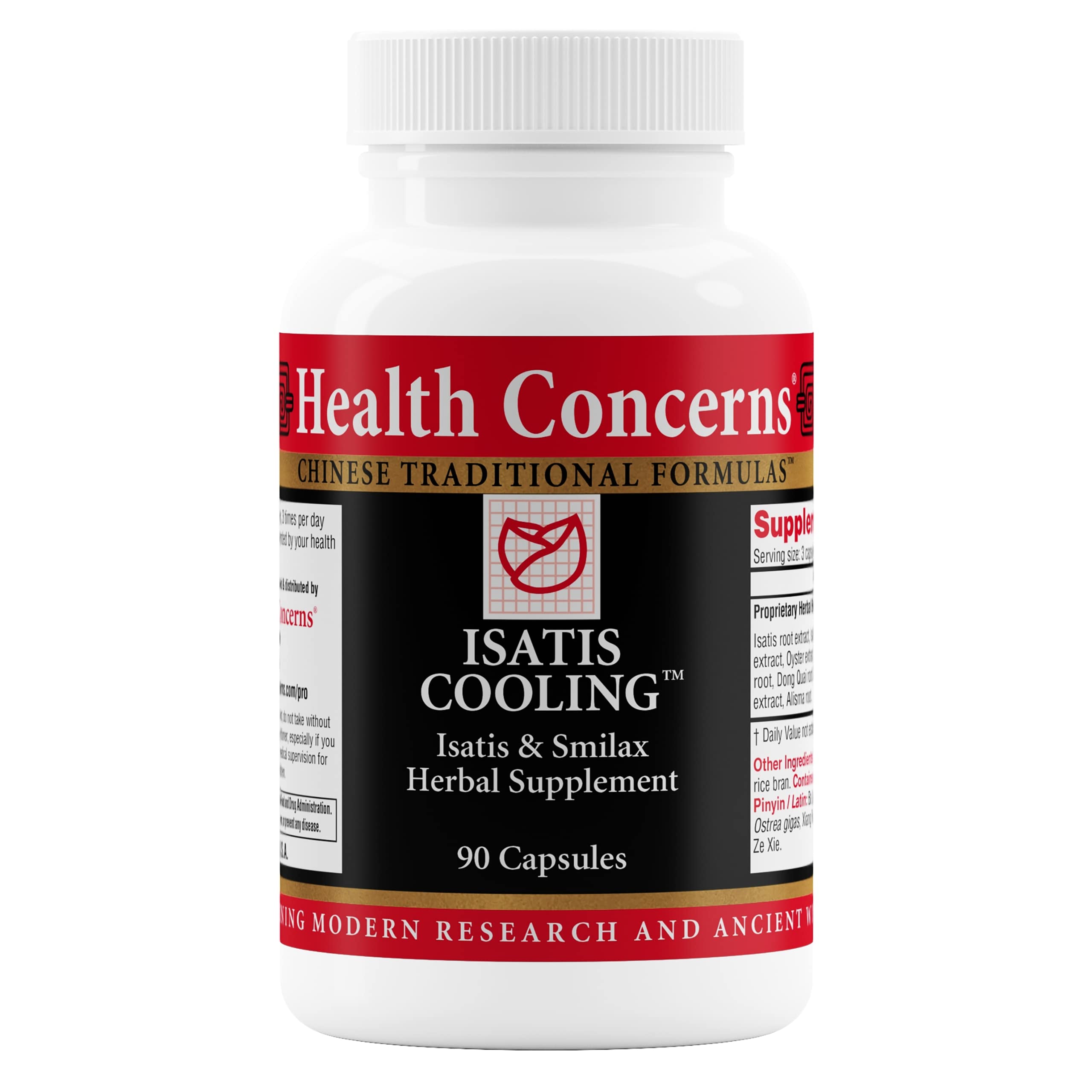Sponsored Ad - Health Concerns Isatis Cooling – Immune & Inflammation Support – Gut Health, Intestinal Relief, Urinary Tract Cleanse, Heat Clearing & Detox – Chinese Herbal Supplement for Men & Women – 90 Capsules