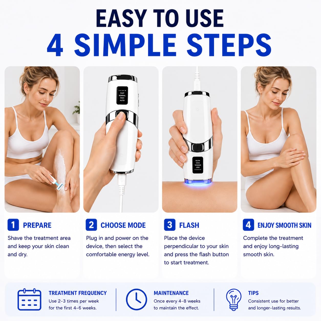 IPL Epilierer damen, Laser haarentfernung mit Kühlfunktion, MAX 21J, 999,999 Lichtimpulse, Schmerzfreie IPL Haarentfernungsgerät für Frauen, Männer, Achseln, Bikini, Beine, Körper