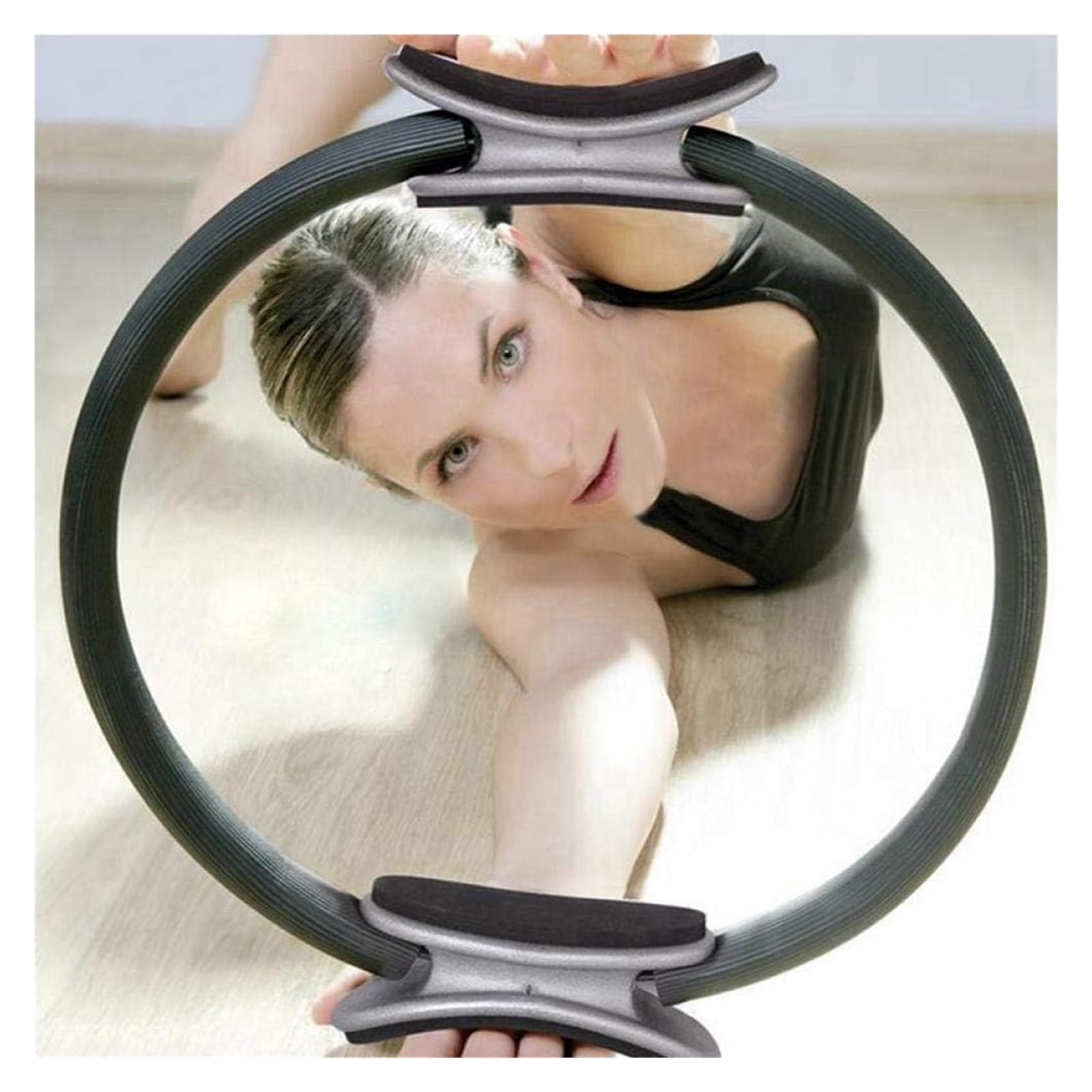 Aro de Yoga, Anillo de Pilates círculo mágico Cuerpo Deporte Ejercicio Fitness Fuerza Herramienta Yoga
