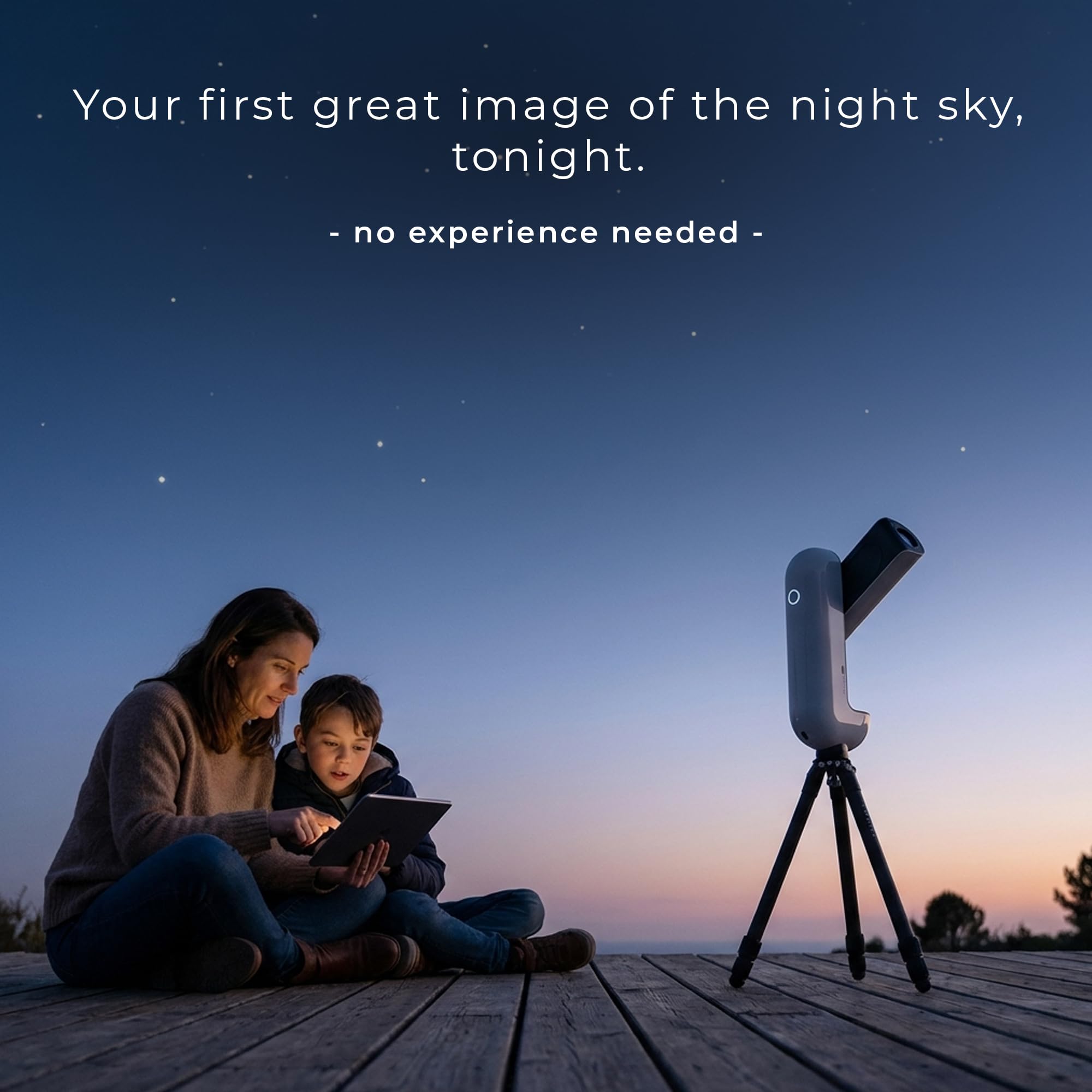 VAONIS VESPERA 3 – Télescope Intelligent pour Adultes et débutants avec Suivi Automatique, empilage en Direct et Batterie de 11 h