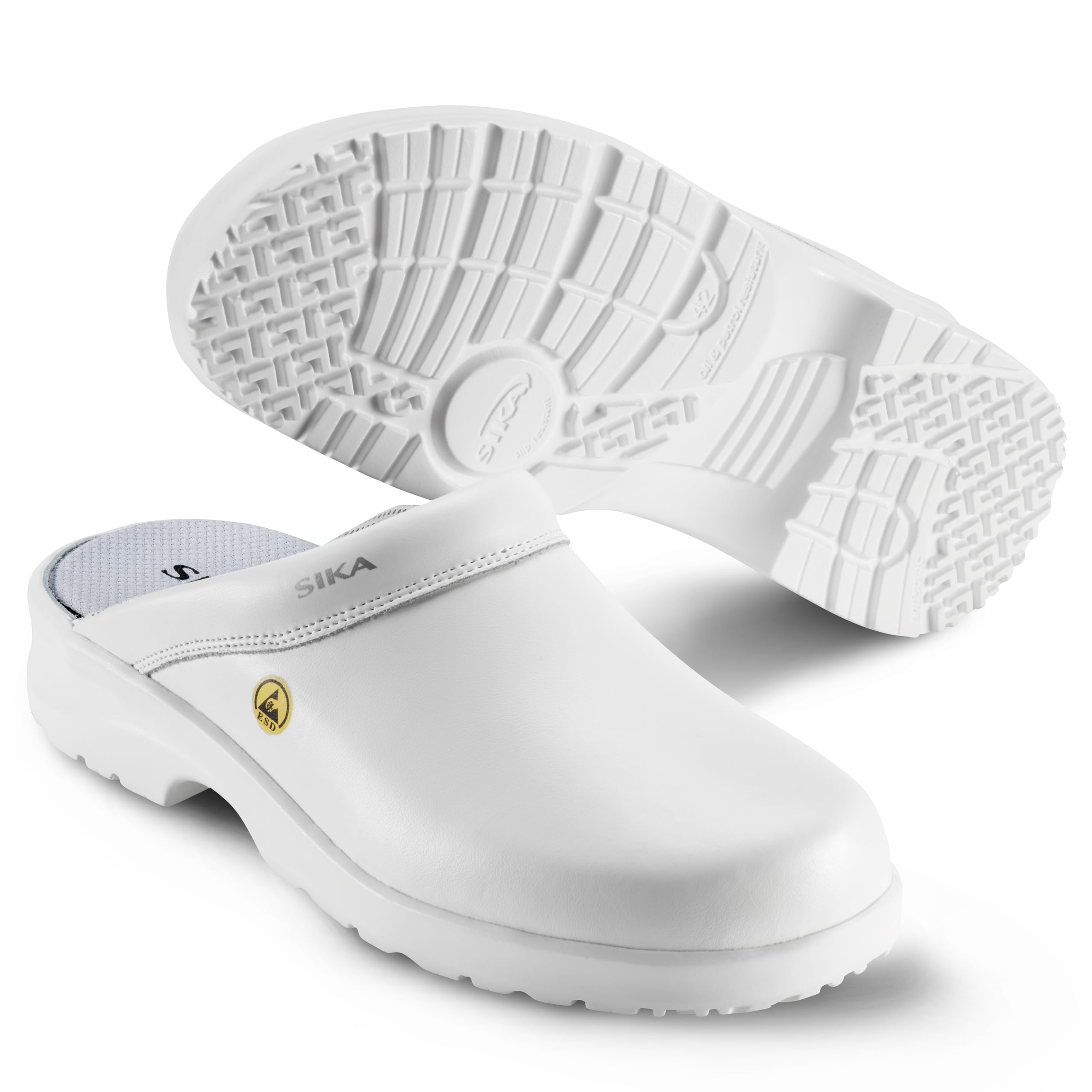 SIKA - Calzado de protección de Piel para Hombre Negro Negro