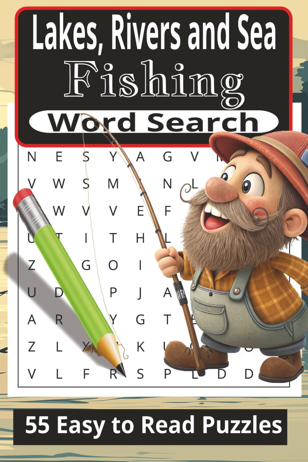 Lakes, Rivers and Sea Fishing Word Search
